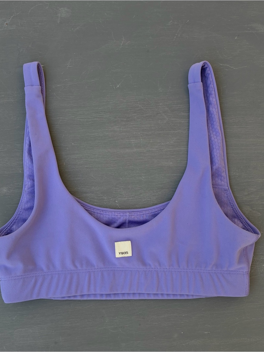 Vuori Daily Sports Bra Size XS VW158 Lavender Purple Workout Activewear Yoga Gym